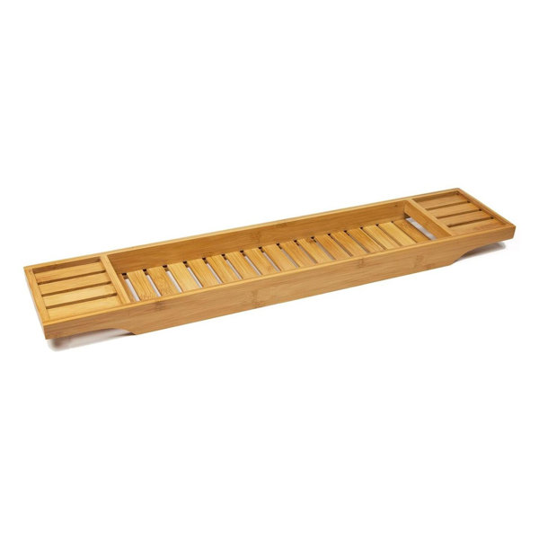 Belfry Bathroom Freestanding Bamboo Bath Rack Wayfair.co.uk